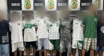 Membros de torcida organizada são presos suspeitos de agredir e roubar rivais em Aparecida